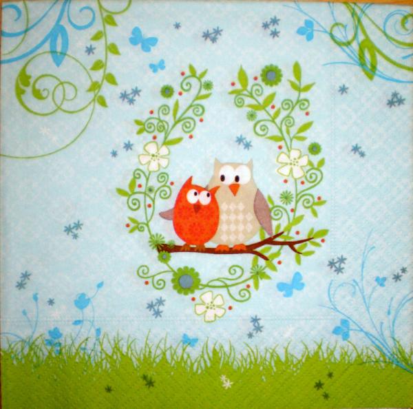 028 Eulen - 3-lagig - Colourful Life